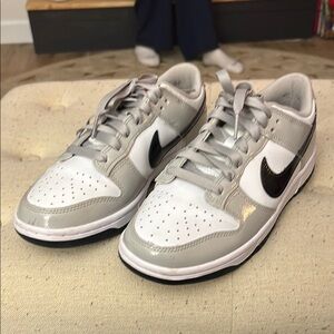 Nike Gray and White Sneakers with Classic Design